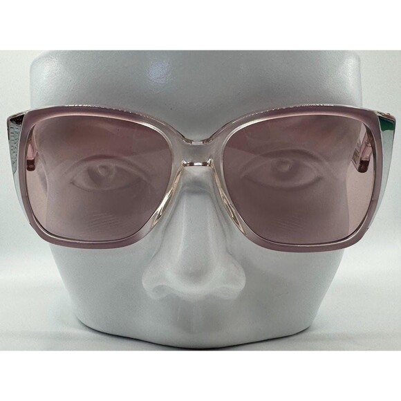 NEW Vintage Oversize Sunglasses | Non RX | Drop Temple Style Chrome |Made in USA main image 6